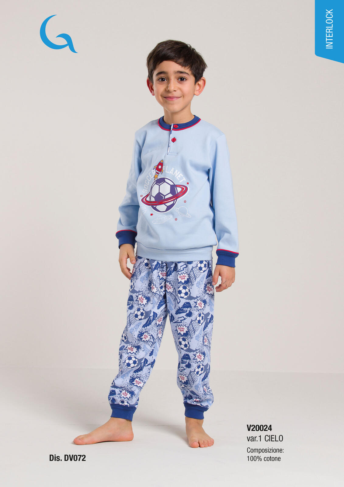 PIGIAMA BAMBINO M/L V20024 Tellini S.r.l. Ingrosso Abbigliamento